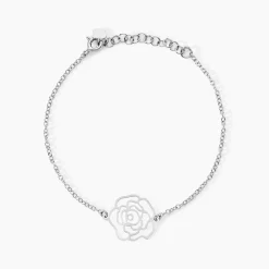 Bracelet Margotte Argent Blanc