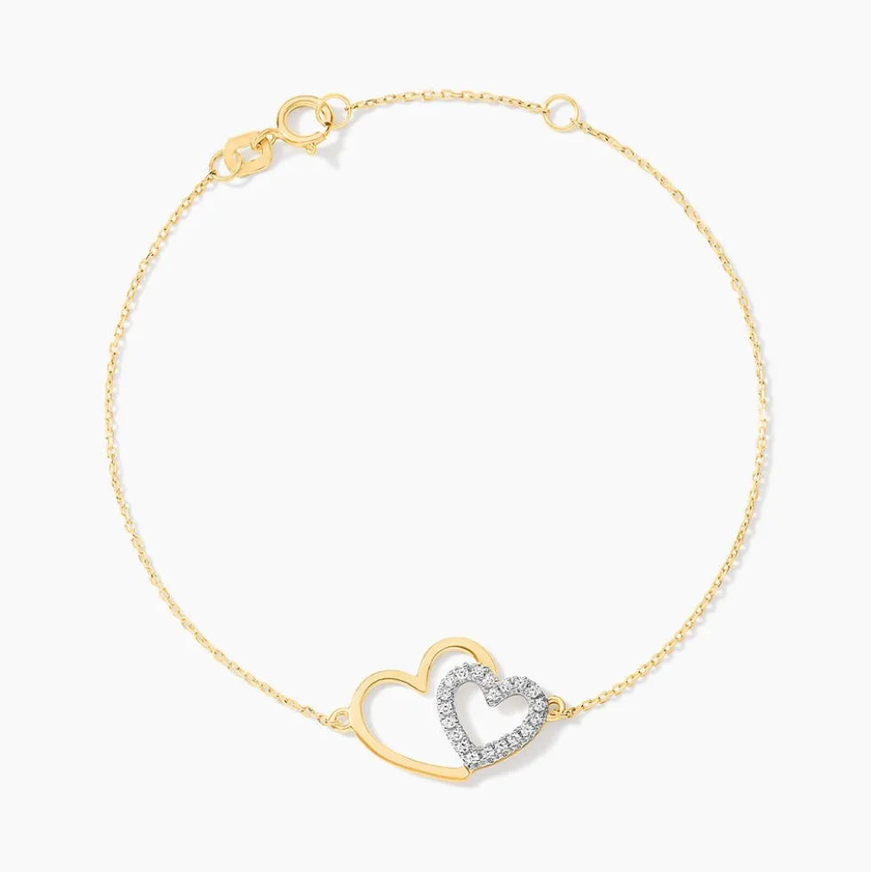 Bracelet Marineta Or Jaune Oxyde De Zirconium