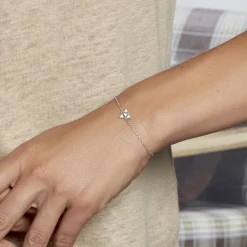 Bracelet Mathilde Argent Blanc Oxyde De Zirconium