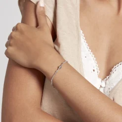 Bracelet Meili Argent Blanc