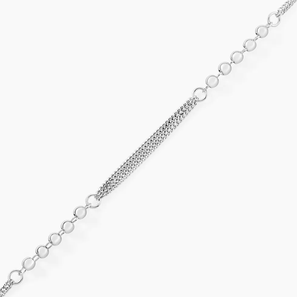 Bracelet Melodie Argent Blanc