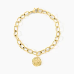 Bracelet Milina Acier Jaune Cristal