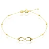 Bracelet Miny Infini Boules Diamante Or Jaune