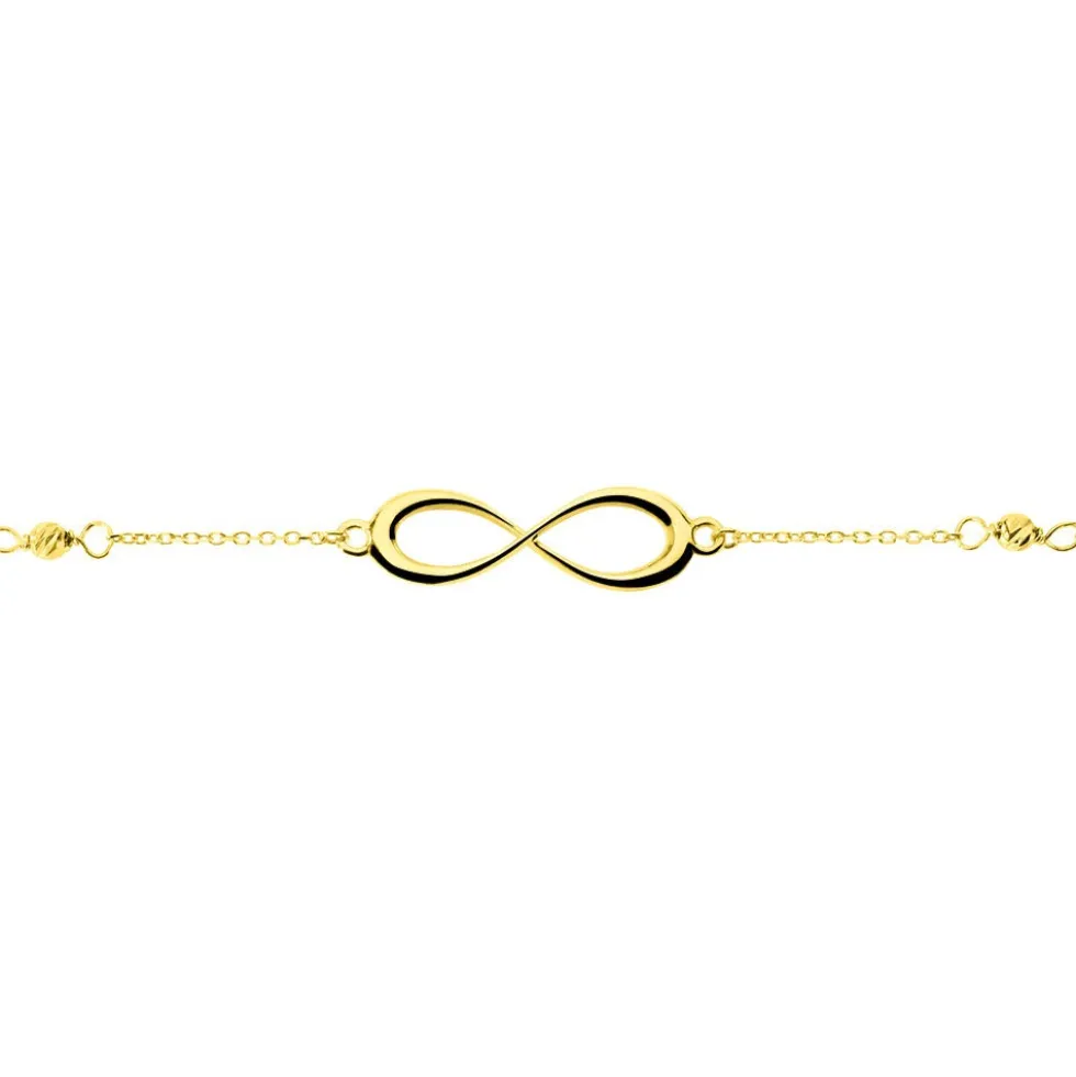 Bracelet Miny Infini Boules Diamante Or Jaune