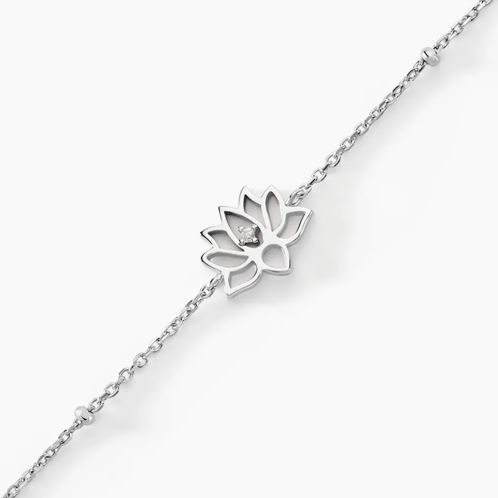 Bracelet Mirabel Argent Blanc Oxyde De Zirconium