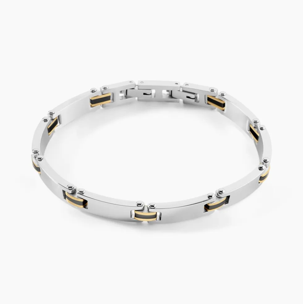 Bracelet Métal Acier Tricolore