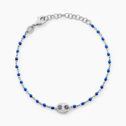 Bracelet Muguette Argent Blanc