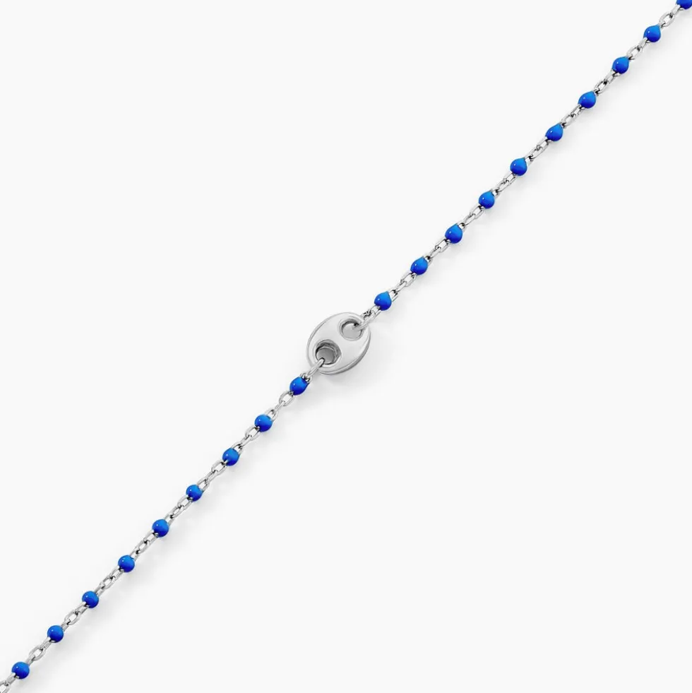 Bracelet Muguette Argent Blanc