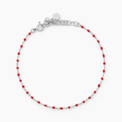 Bracelet Muguette Argent Blanc