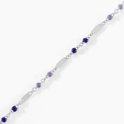 Bracelet Myliane Argent Blanc