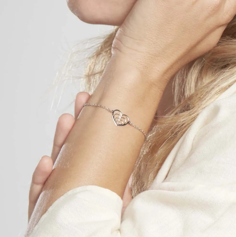 Bracelet Naleen Argent Blanc