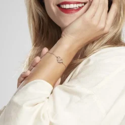 Bracelet Naleen Argent Blanc