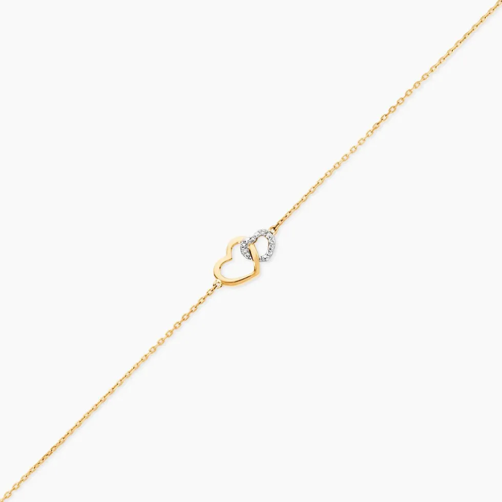 Bracelet Natalona Or Jaune Diamant