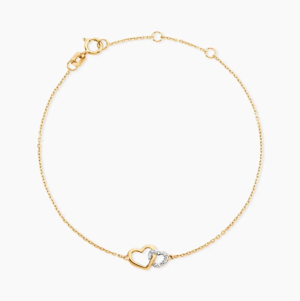 Bracelet Natalona Or Jaune Diamant