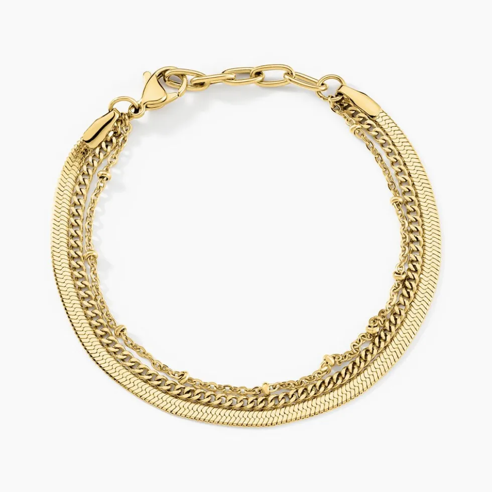 Bracelet Neva Acier Jaune