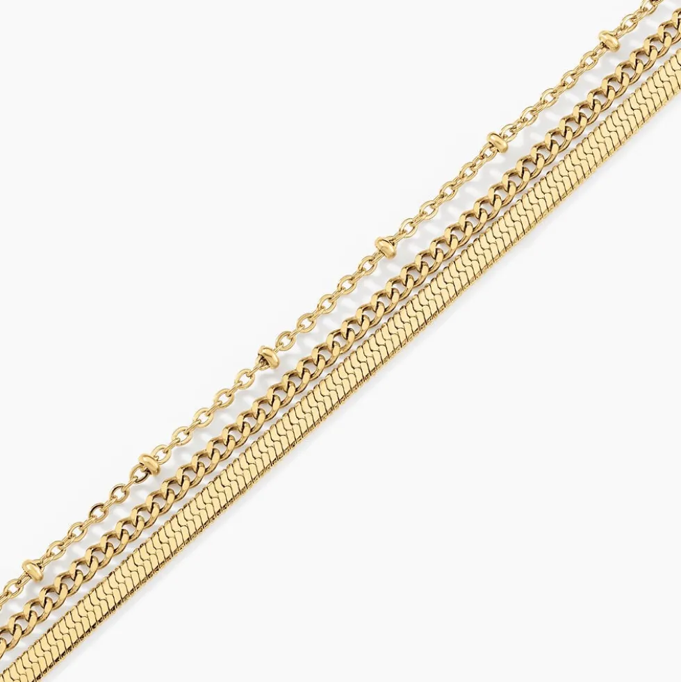 Bracelet Neva Acier Jaune