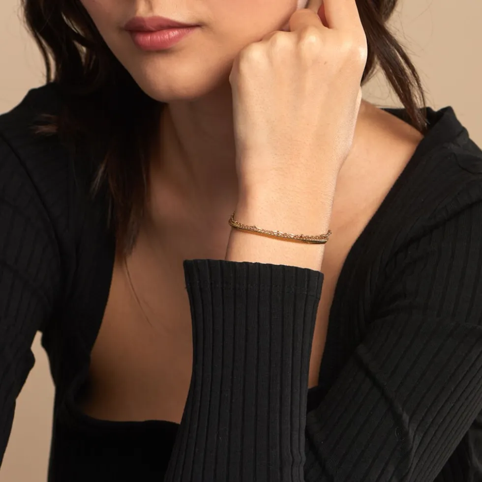 Bracelet Neva Acier Jaune