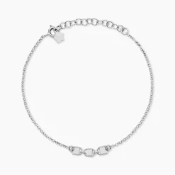 Bracelet Nissa Argent Blanc