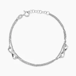 Bracelet Noelle Argent Blanc