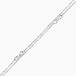 Bracelet Noelle Argent Blanc