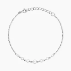 Bracelet Odyssee Argent Blanc Oxyde De Zirconium