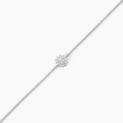 Bracelet Oliviane Argent Blanc Oxyde De Zirconium