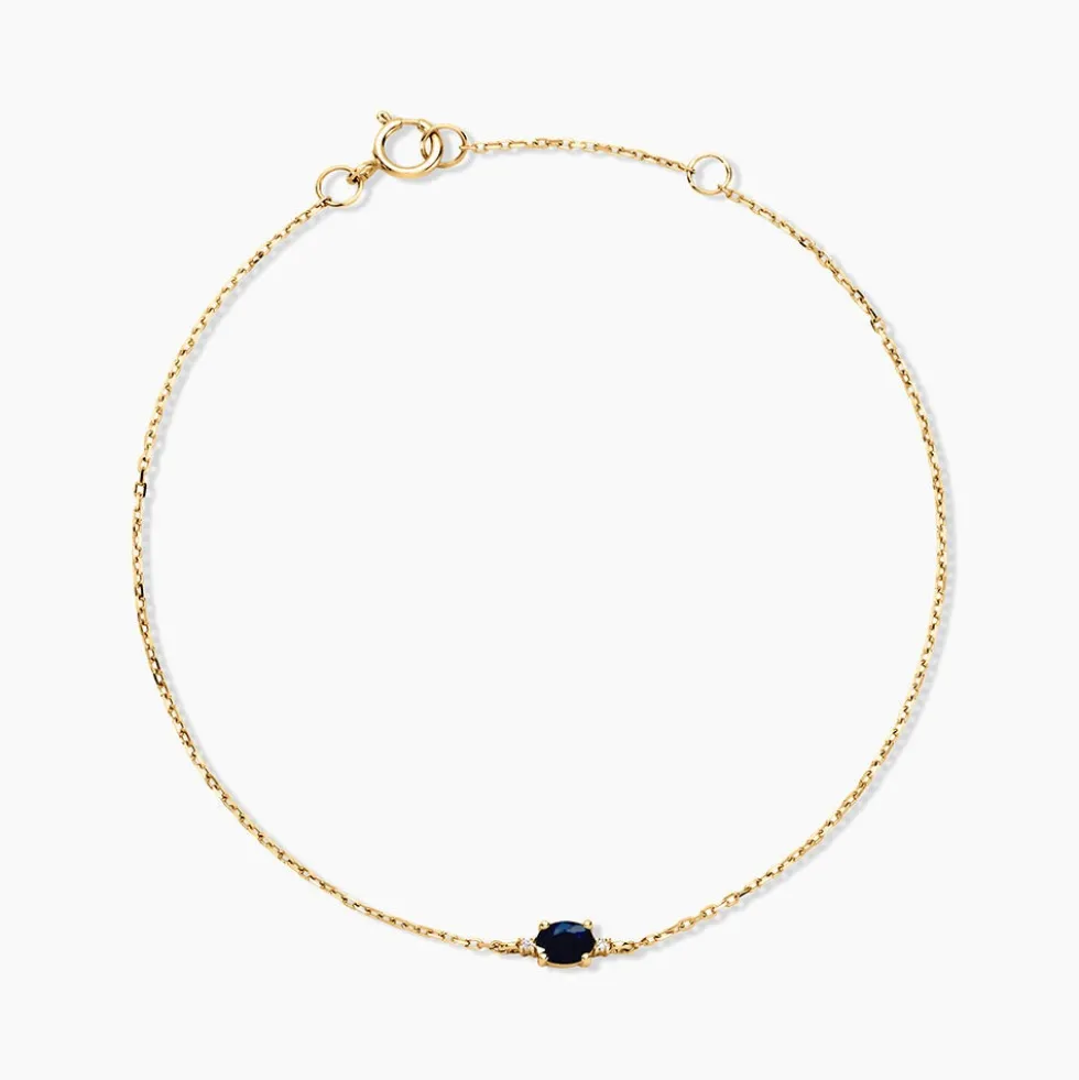 Bracelet Opeyemi Or Jaune Saphir Diamant
