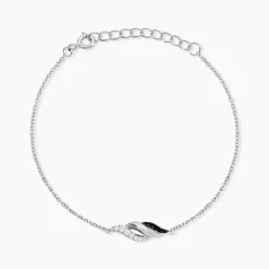 Bracelet Ophelia Argent Blanc Oxyde De Zirconium