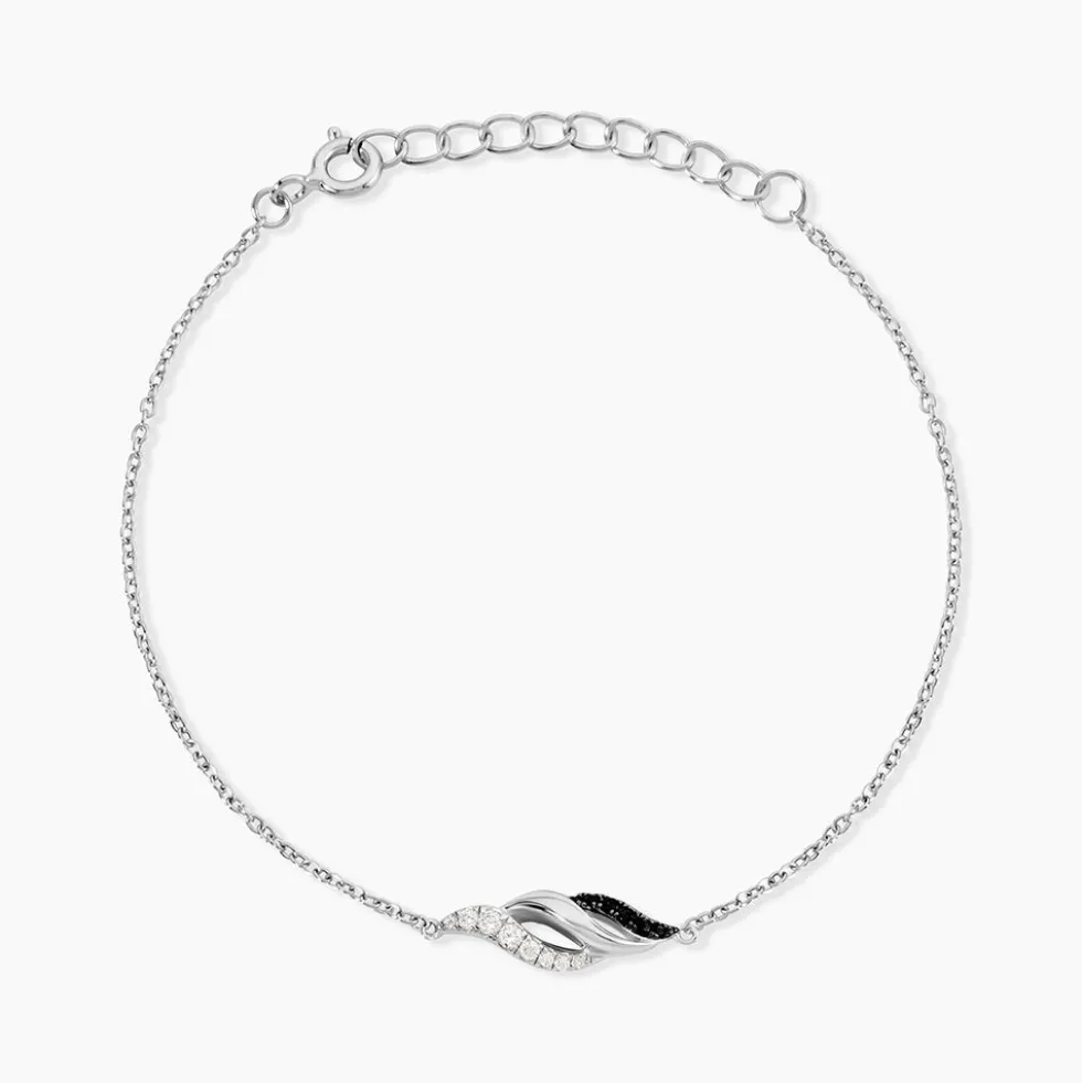 Bracelet Ophelia Argent Blanc Oxyde De Zirconium