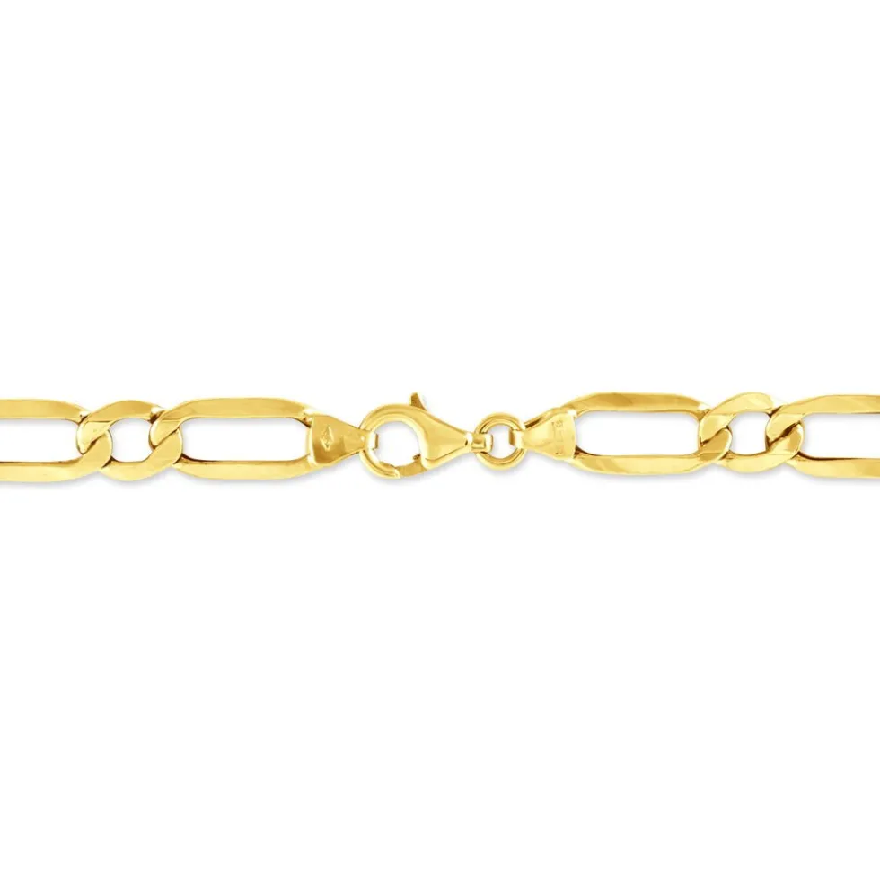 Bracelet Ophelio Maille Alternee 1/1 Or Jaune