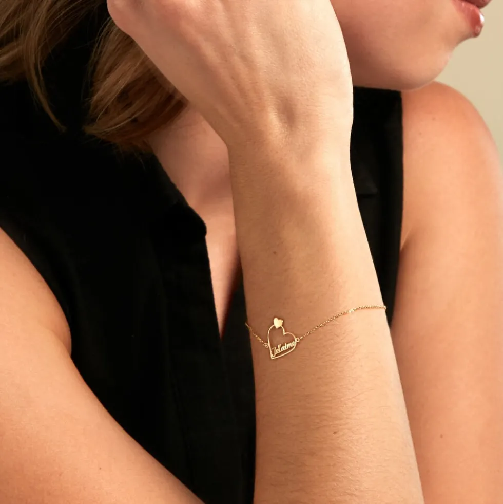 Bracelet Or Jaune Aulna