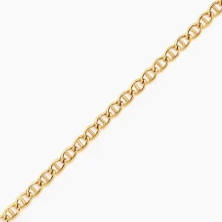 Bracelet Or Jaune Capucin Maille Marine
