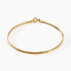 Bracelet Or Jaune Izel Maille Anglaise