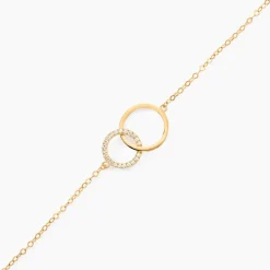 Bracelet Or Jaune Nesrine Oxydes
