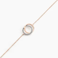 Bracelet Or Rose Tresha Diamants