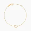 Bracelet Osamu Or Jaune Oxyde De Zirconium