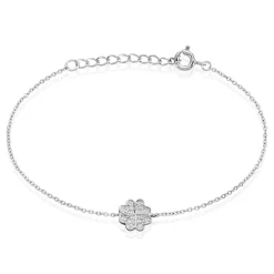 Bracelet Ottilie Argent Blanc Oxyde De Zirconium