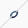 Bracelet Peer Argent Blanc Oxyde De Zirconium