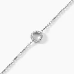 Bracelet Peytone Argent Blanc