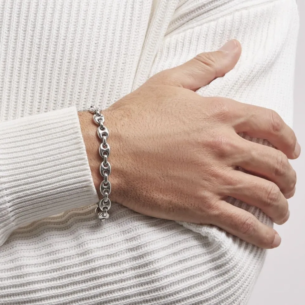 Bracelet Phebus Him Badice Acier Blanc