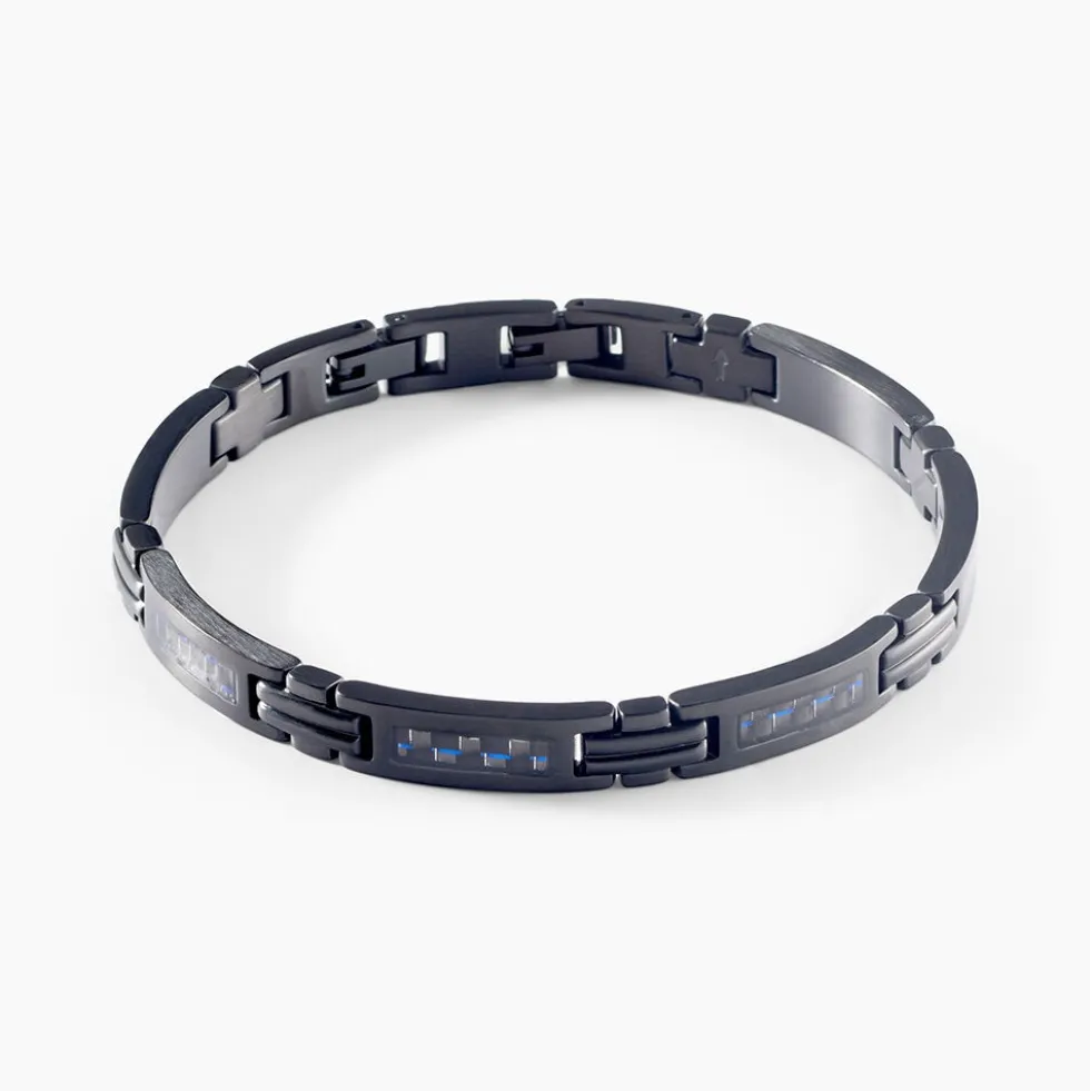 Bracelet Phebus Him Felipe Acier Noir