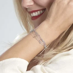 Bracelet Philou Argent Blanc