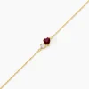Bracelet Poem Argent Jaune Tourmaline Oxyde De Zirconium