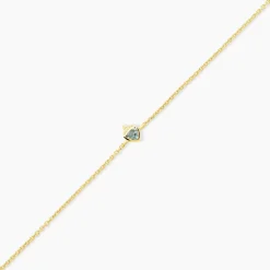 Bracelet Poem Argent Jaune Topaze