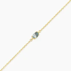 Bracelet Poem Argent Jaune Topaze