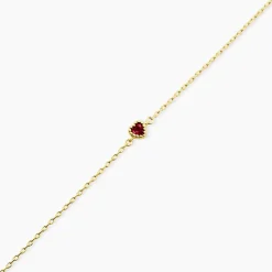 Bracelet Poem Argent Jaune Tourmaline