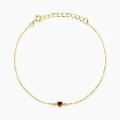 Bracelet Poem Argent Jaune Tourmaline