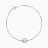 Bracelet Princess Argent Blanc Oxyde De Zirconium