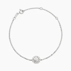 Bracelet Princess Argent Blanc Oxyde De Zirconium