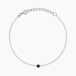 Bracelet Querida Argent Blanc Pierre De Synthese